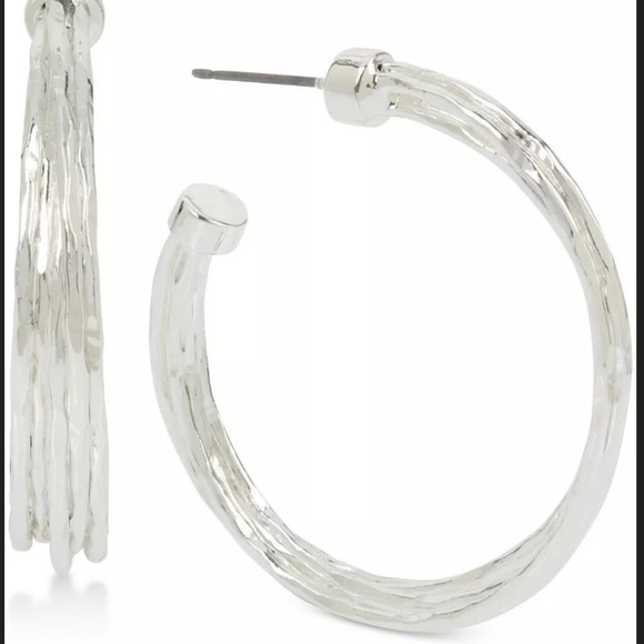 Robert Lee Morris Hoop Earings - Picture 1 of 4